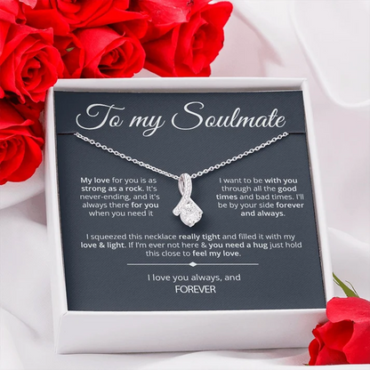 To My Soulmate Forever Love Necklace