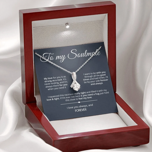 To My Soulmate Forever Love Necklace