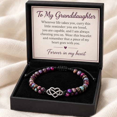To My Granddaughter - Forever Love Bracelet