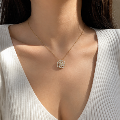 Lucky Hearts Clover Necklace