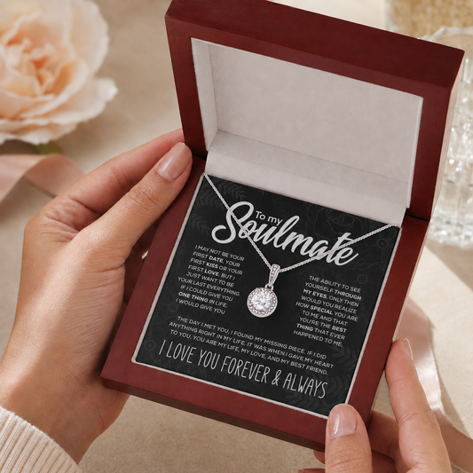 To My Soulmate - Forever Love Pendant Set