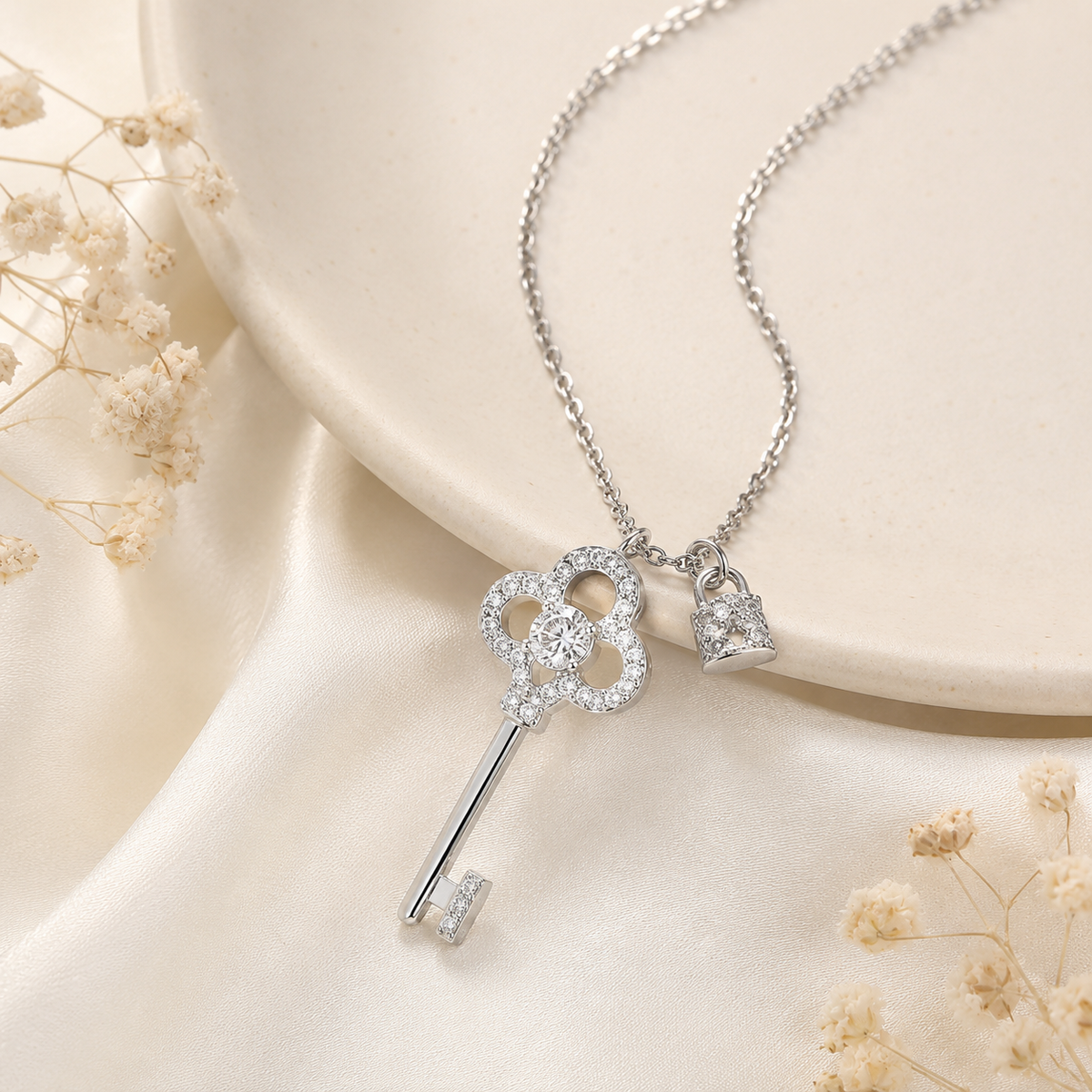 “Key to My Love” Necklace Gift Set