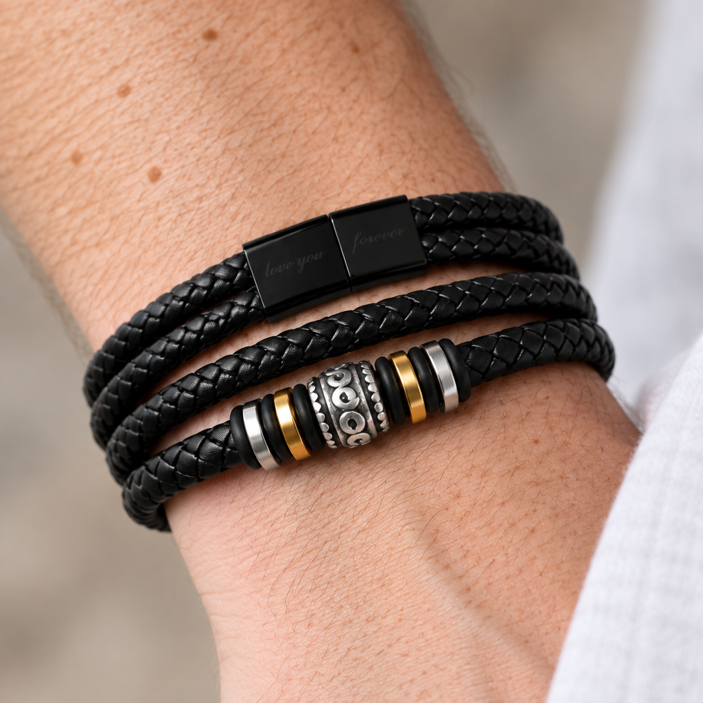 To My Grandson - Love You Forever Bracelet