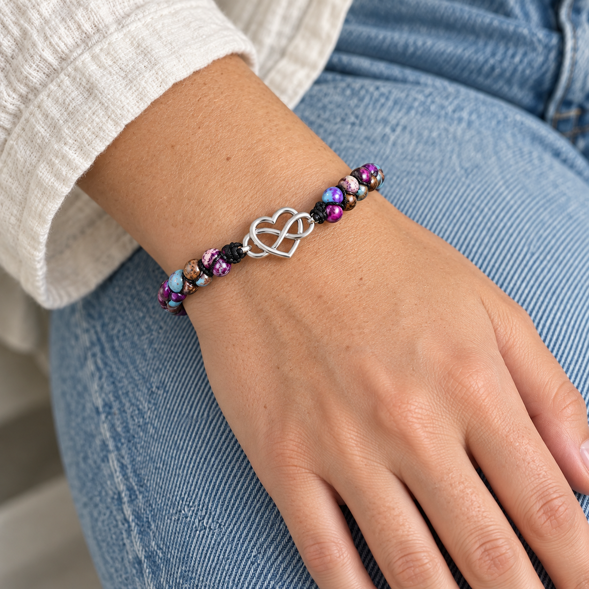 To My Granddaughter - Forever Love Bracelet