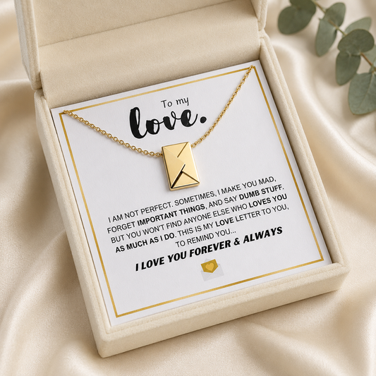 Love Note Necklace Gift Set