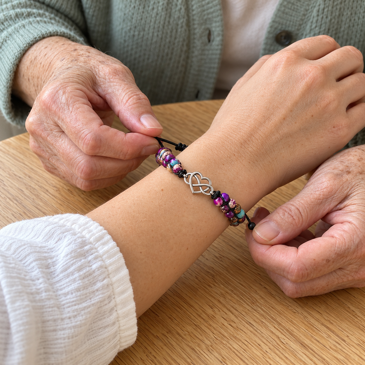 To My Granddaughter - Forever Love Bracelet