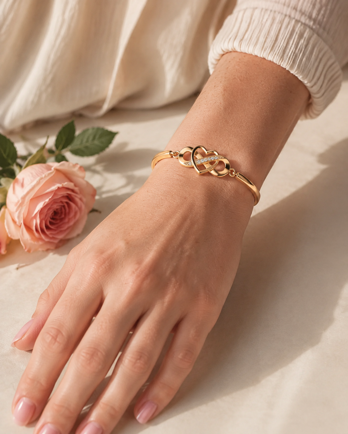 To My Wife - Endless Heart Bracelet