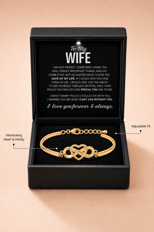 To My Wife - Endless Heart Bracelet