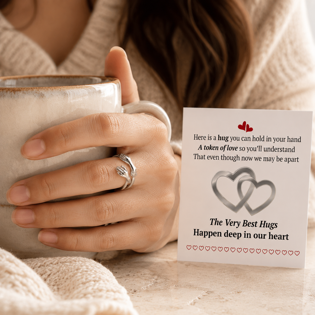 To My Soulmate - Forever Embrace Ring