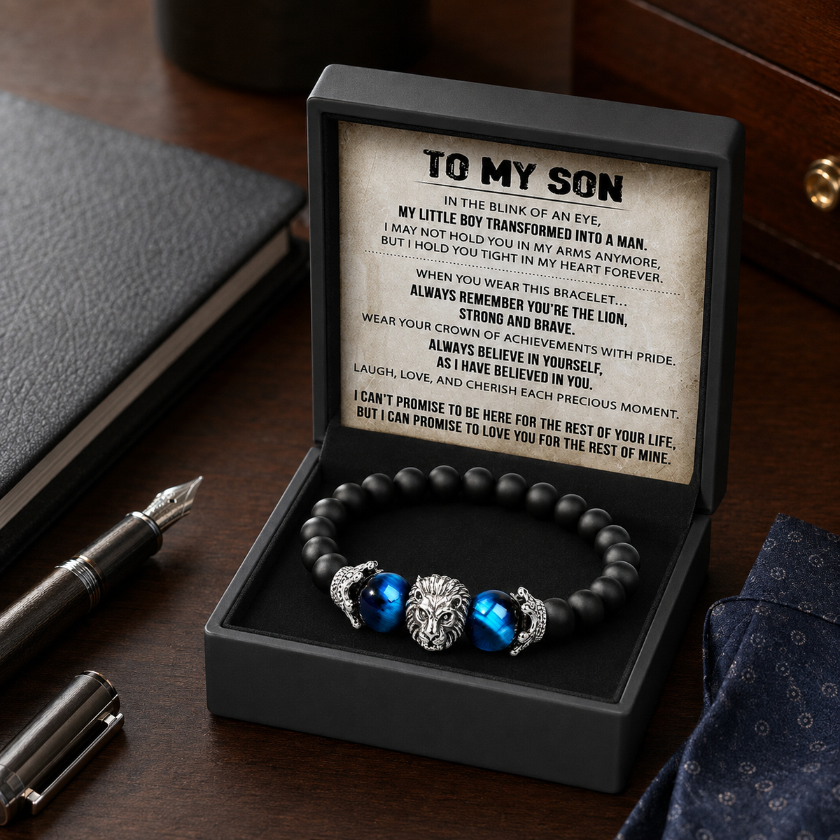 Lion Heart Strength Bracelet