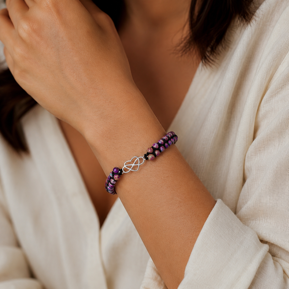 To My Granddaughter - Forever in My Heart Bracelet