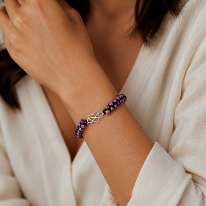 To My Granddaughter - Forever in My Heart Bracelet