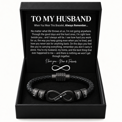 To My Husband: Forever Together Bracelet
