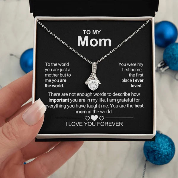 To My Mom - Forever Love Necklace