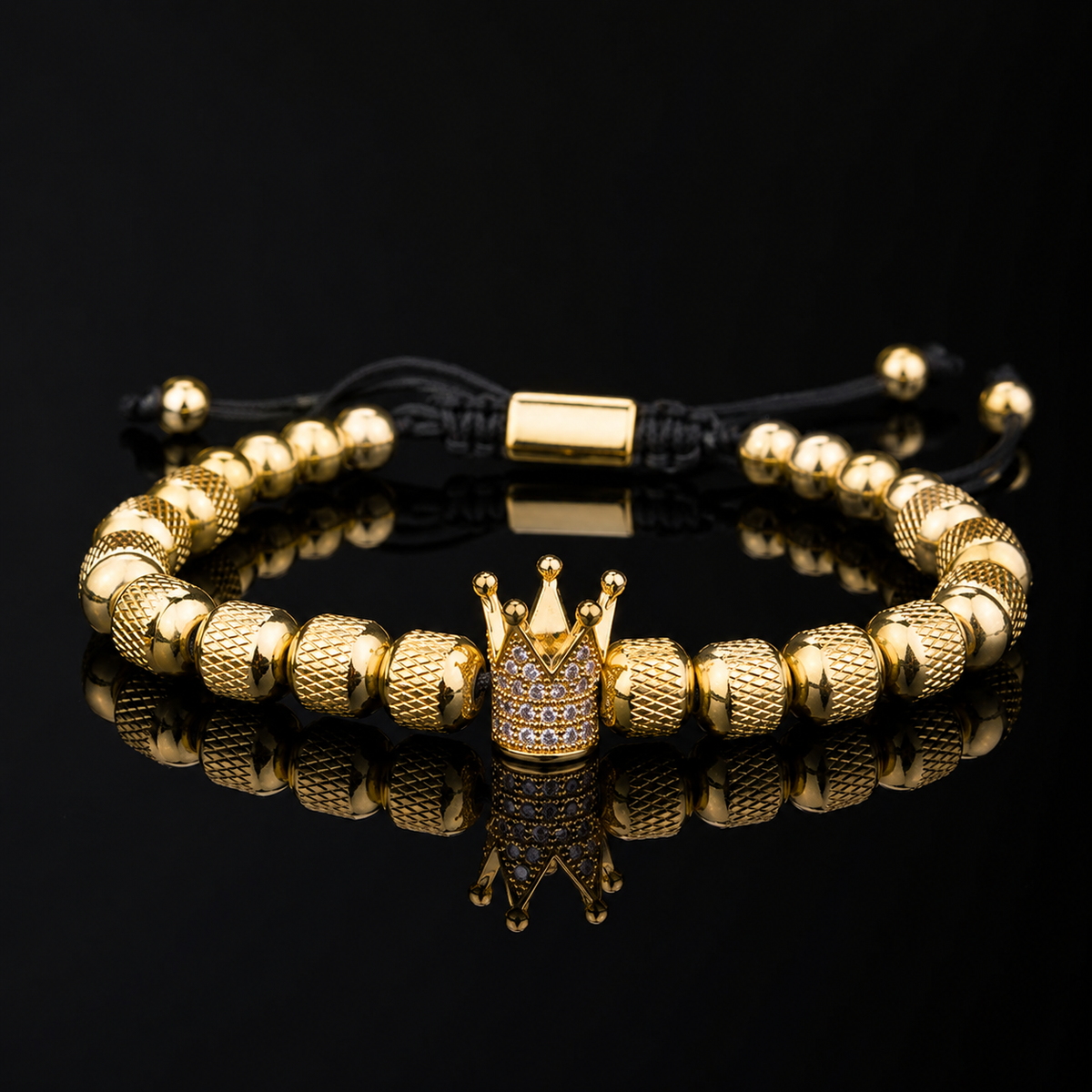 “To My King – Wear Your Crown” Bracelet Gift Set