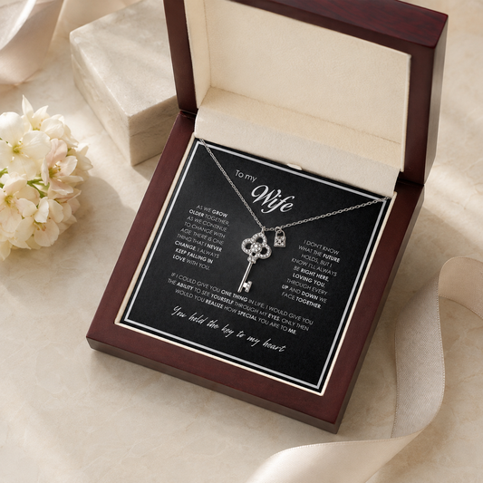 “Key to My Love” Necklace Gift Set