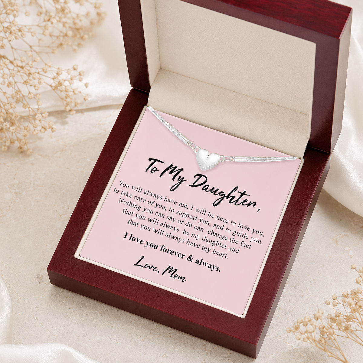 To My Daughter – Heartbound Necklace Set