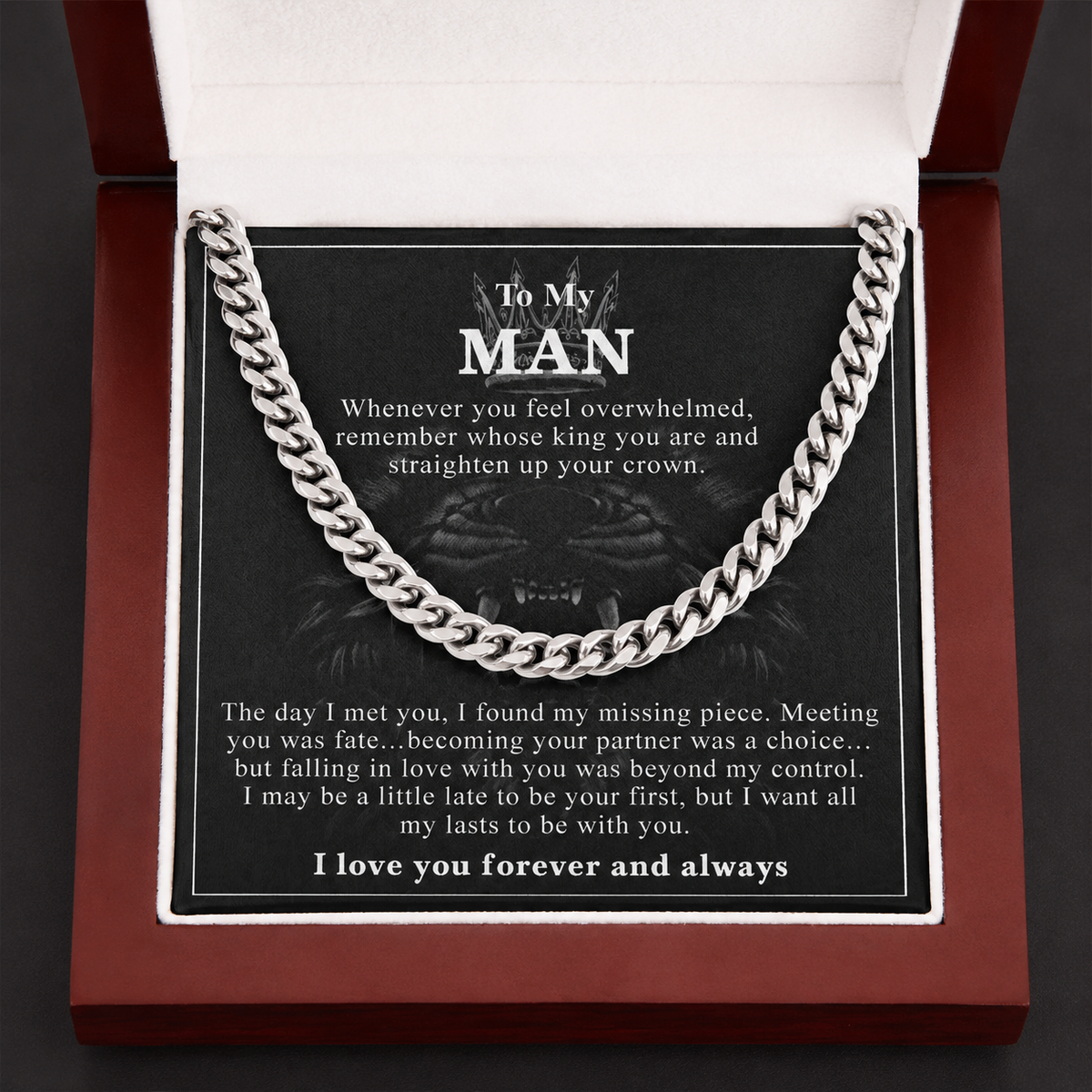 To My Man - Wear Your Crown Chain