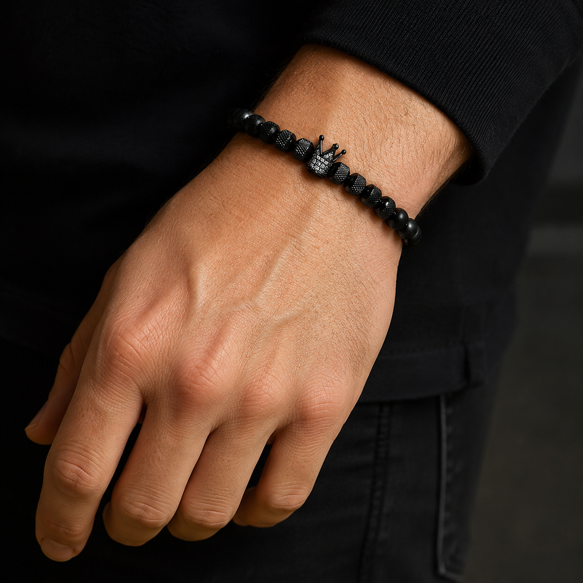 “To My King – Wear Your Crown” Bracelet Gift Set