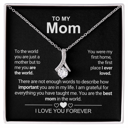 To My Mom - Forever Love Necklace