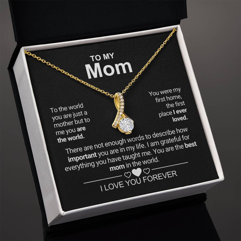 To My Mom - Forever Love Necklace
