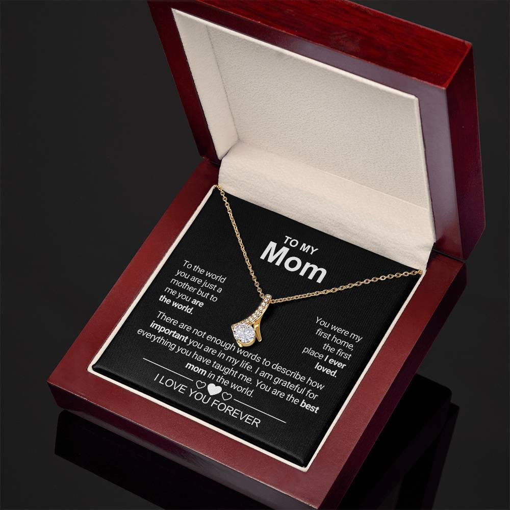To My Mom - Forever Love Necklace
