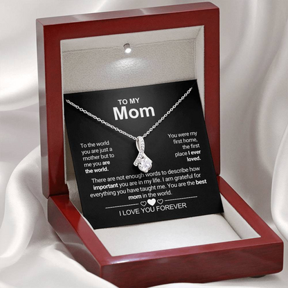 To My Mom - Forever Love Necklace